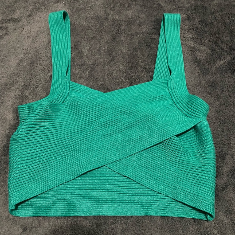 Mango Knit Crop Top